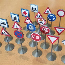 traffic sign models game safety signal 3d print model - Mito3D