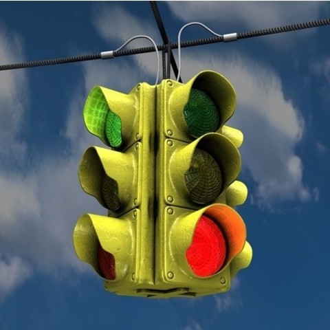 trafik ışığı çeşitli durdurmak sokak ışık 3D print model - Mito3D