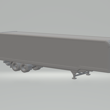 trailer box usa 48ft 3d print model - Mito3D