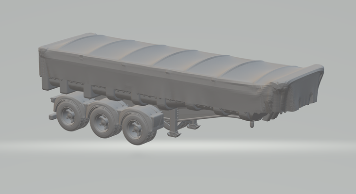 tanıtım videosu brezilya damperli kamyon randon kapalı oyun 1 87 tren h0 ho slotcar döküm sıcak tekerlekler rc rcmodel yuva araba minyatür 3d print model - Mito3D
