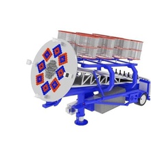 römork karnaval spin kafes oyun sepeti telkafes binmek kullanın sürmek kullanılır usedrides araç silindir kafesleri küre 3d print model - Mito3D