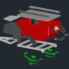 remorque robot jeu crawler 1 10 axial traxxas l'échelle offroad 4x4 rc tamiya la 3d print model - Mito3D