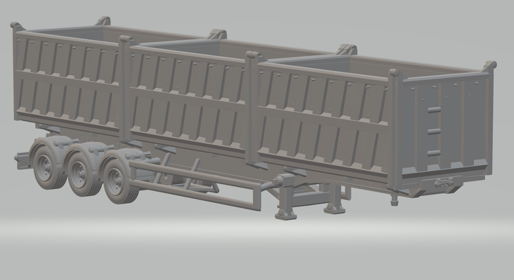 tanıtım videosu damperli kamyon 3box oyun 1 87 tren h0 ho slotcar döküm sıcak tekerlekler rc rcmodel yuva araba minyatür 3d print model - Mito3D