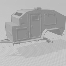 trailer strada 1 10 rc banda 93 macchina scala crawler spento 4x4 3d print model - Mito3D