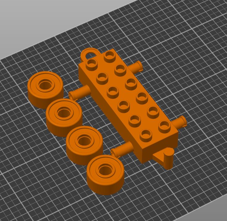 Zug Unterstützung Rad 3D print model - Mito3D