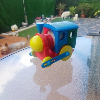 entrenar juguete decorativo 3d print model - Mito3D