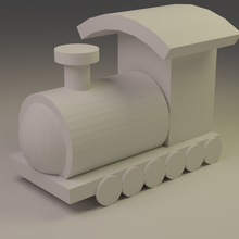 train toy art machinery 3d print model - Mito3D