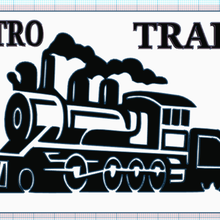 train background various retro 3d print model - Mito3D