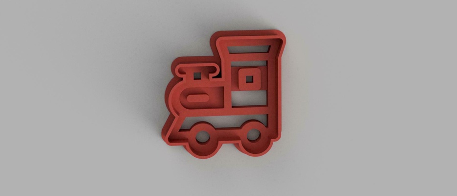 train biscuit coupeur coupeurs biscuits 3d print model - Mito3D