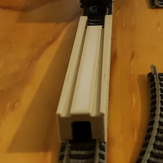 train dérailleur locomotive voiture échelle wagon chemin brouilleur 3d print model - Mito3D