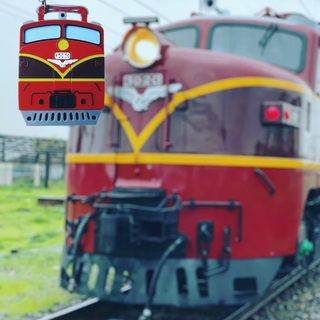 treno portachiavi 3020 colore multicolore Ferrovia chiave rotaia 30 3d print model - Mito3D