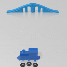 train ramp game toy 3d print model - Mito3D