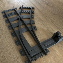 pista treno passare gioco byctrldesign lego trackswitch traintrack trein giocattolo 3d print model - Mito3D