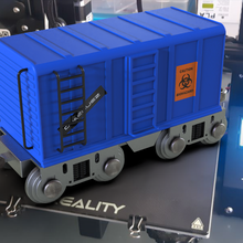 trem vagão jogos brinquedo modelagem estrada ferro transporte 3d print model - Mito3D