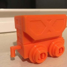 ruote di un treno migliorata gioco giocattolo 3d print model - Mito3D