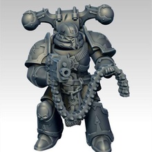 traitor space warrior can't afford magazine game miniature 28mm games 3d print model - Mito3D