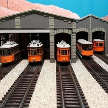 tramvay h0 ho ölçek trenler tren binalar_yapıları 3d print model - Mito3D