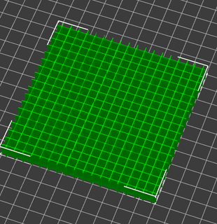 tramex grid square 3d print model - Mito3D