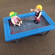 le trampoline gadget par ctrl conception jouet playmobil 3d print model - Mito3D