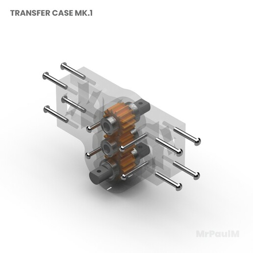 transferir caso funda mk1 rc camión rctruck kamaz 3D print model - Mito3D