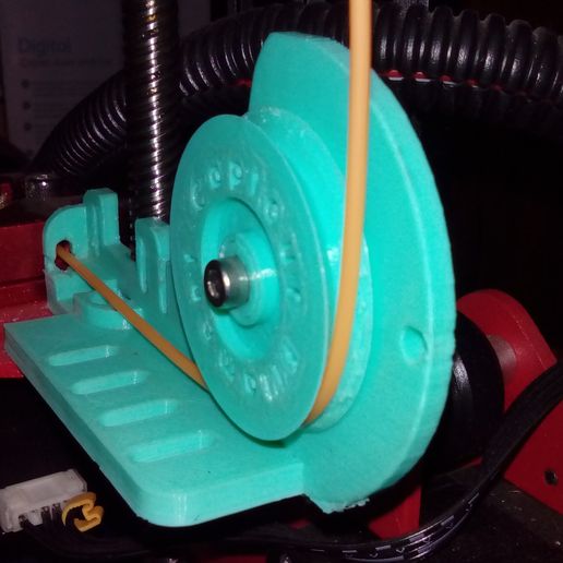 transfert poulie filament + alphawise u30 capteur u20 3D print model - Mito3D