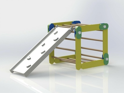 transformable ladder childrens room 3d print model - Mito3D