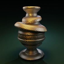 transformation vase art décor sculpture sculptures 3d print model - Mito3D