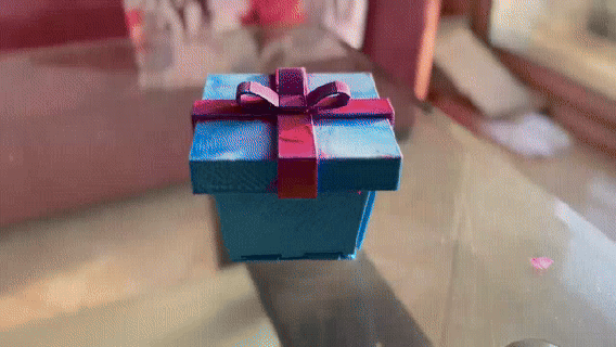 transformative love gift box surprising heart reveal 3d print model - Mito3D