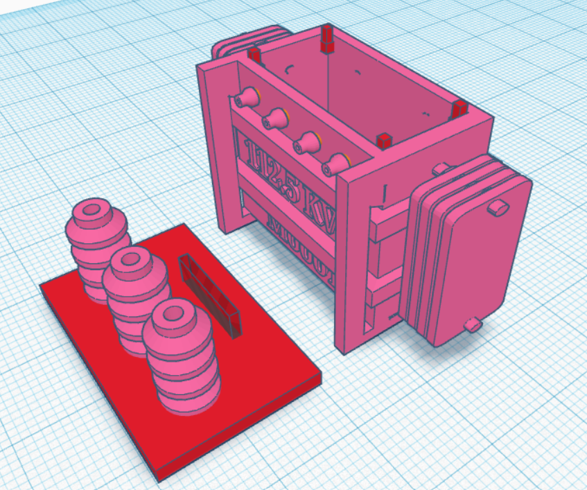 trasformatore scatola presa caffè 3D print model - Mito3D