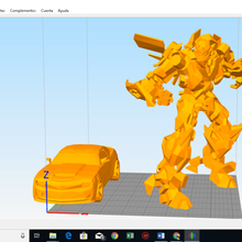 transformer mustang game transformers cars 3d print model - Mito3D