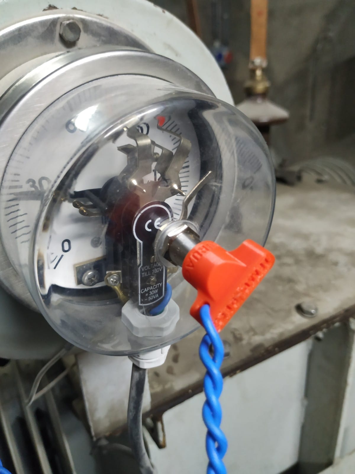 transformer temperature setting knob industrial power 3D print model - Mito3D