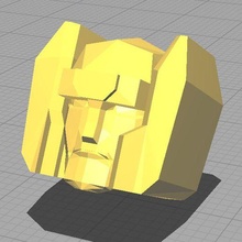 transformers airaid head game transformer 3d print model - Mito3D