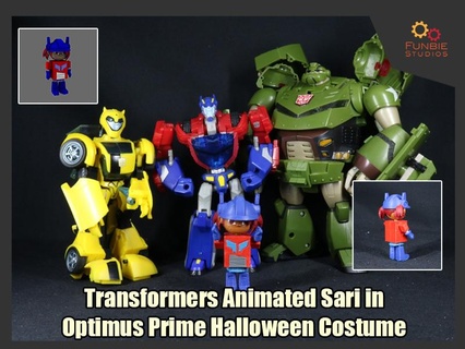 transformers animated sari optimus prime halloween costume transformers  3d print model - Mito3D