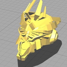 transformers barricade head game transformer 3d print model - Mito3D