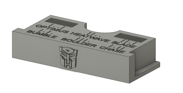 trasformatori fascio scatola modulare chiave volta gioco personaggi 3d print model - Mito3D