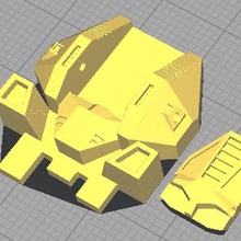 Transformer Brainstorming g1 Gesicht 3d print model - Mito3D