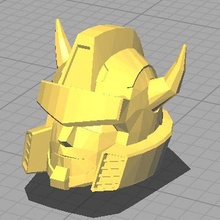 transformers bumblebee gs head game transformer 3d print model - Mito3D