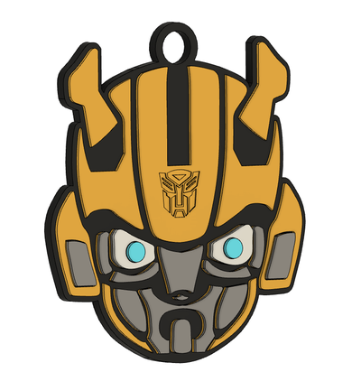 transformers bumblebee keychain key rings autobots 3d print model - Mito3D