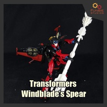 birleştirici avcı windblades mızrak transformers oyun 3d print model - Mito3D