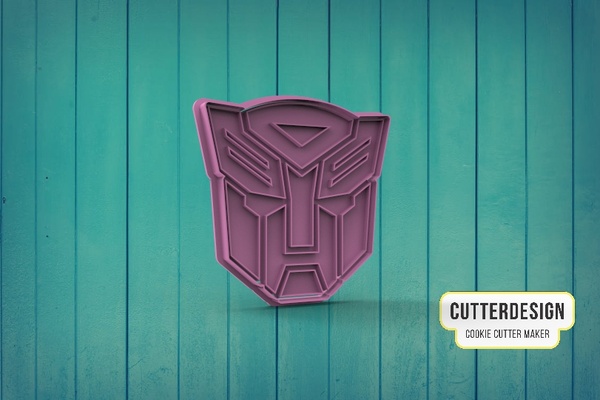 transformers cookie cutter home cookies cutting transformes 3d print model - Mito3D