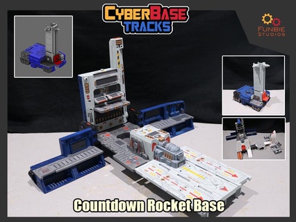 transformers countdown rocket base transformers  3d print model - Mito3D