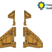 transformatörler özel arayan kanatlar konik kafa ramjet ağıt 3d print model - Mito3D