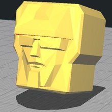 transformers devastator head game transformer 3d print model - Mito3D