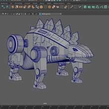 transformadores dinobot rosnar dinossauro modo transformável 3d print model - Mito3D