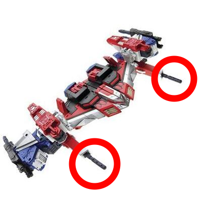 transformers energon wing saber replacement missile missiles parts wingsaber 3d print model - Mito3D