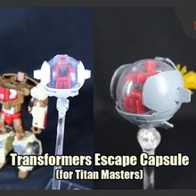 transformers escape capsule headmasters game transformer 3d print model - Mito3D