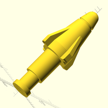trasformatori ginrai Dio bombardiere missile gioco giocattoli parti trasformatore g1 3d print model - Mito3D