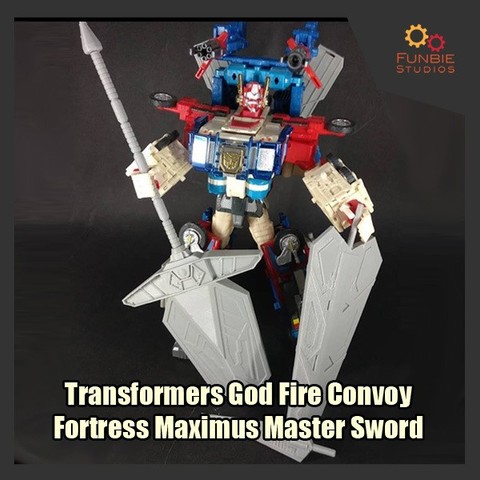 transformers god fire convoy fortress maximus master sword game 3D print model - Mito3D