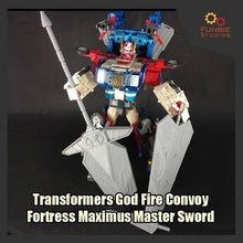 Tanrı yangın konvoy fortress maximus usta kılıç transformers oyun 3d print model - Mito3D