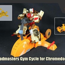 transformers headmasters gym cycle chromedome game 3d print model - Mito3D